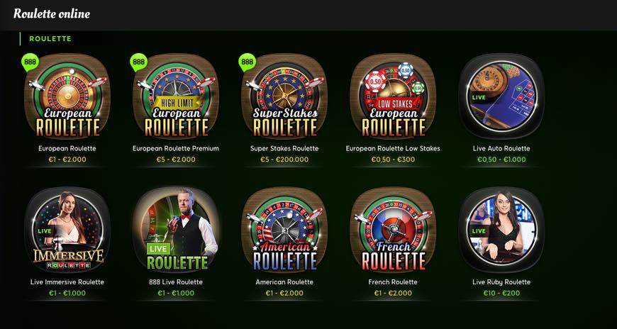 Roulette online