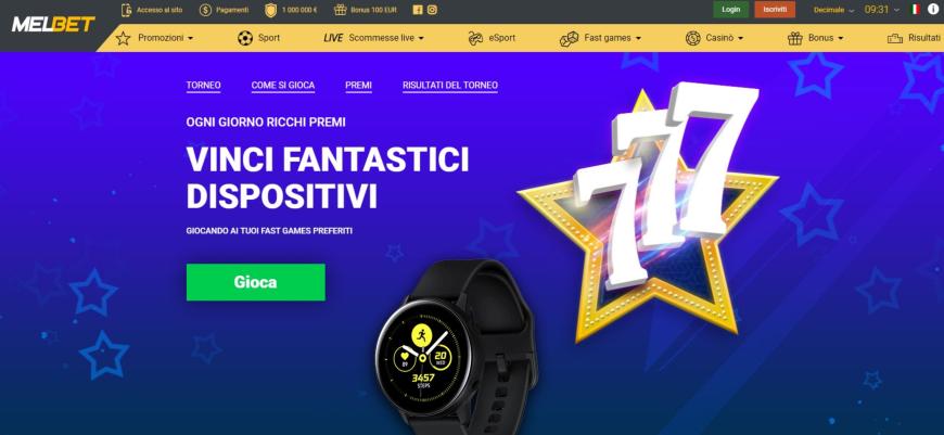 MELbet promozioni