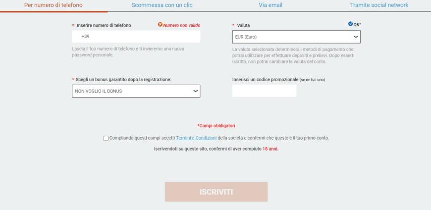 Come registrarsi su Melbet?