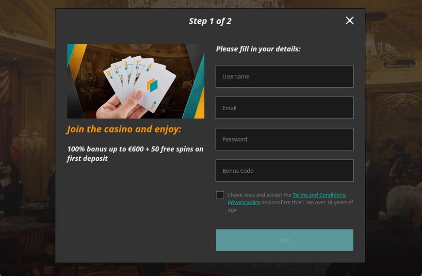 Come registrarsi su Casino Superlines?